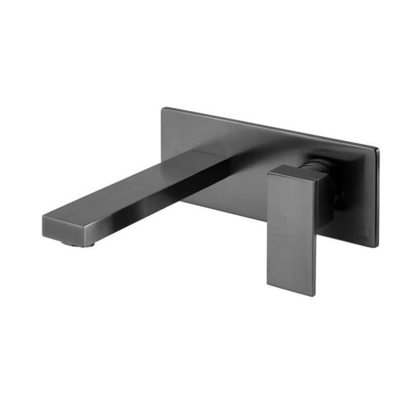 Cutout image of Vado Individual Notion Brushed Black Wall-Mounted Basin Tap